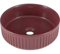 Керамическая накладная раковина ALLEN BRAU FANTASY Line без перелива, Ø360 мм, бордо 4.11032.BD 00321303