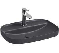 Керамическая раковина ALLEN BRAU FANTASY Sphere без перелива, с отверстием под смеситель, 550x400 мм, антрацит 4.11034.AN 00321315