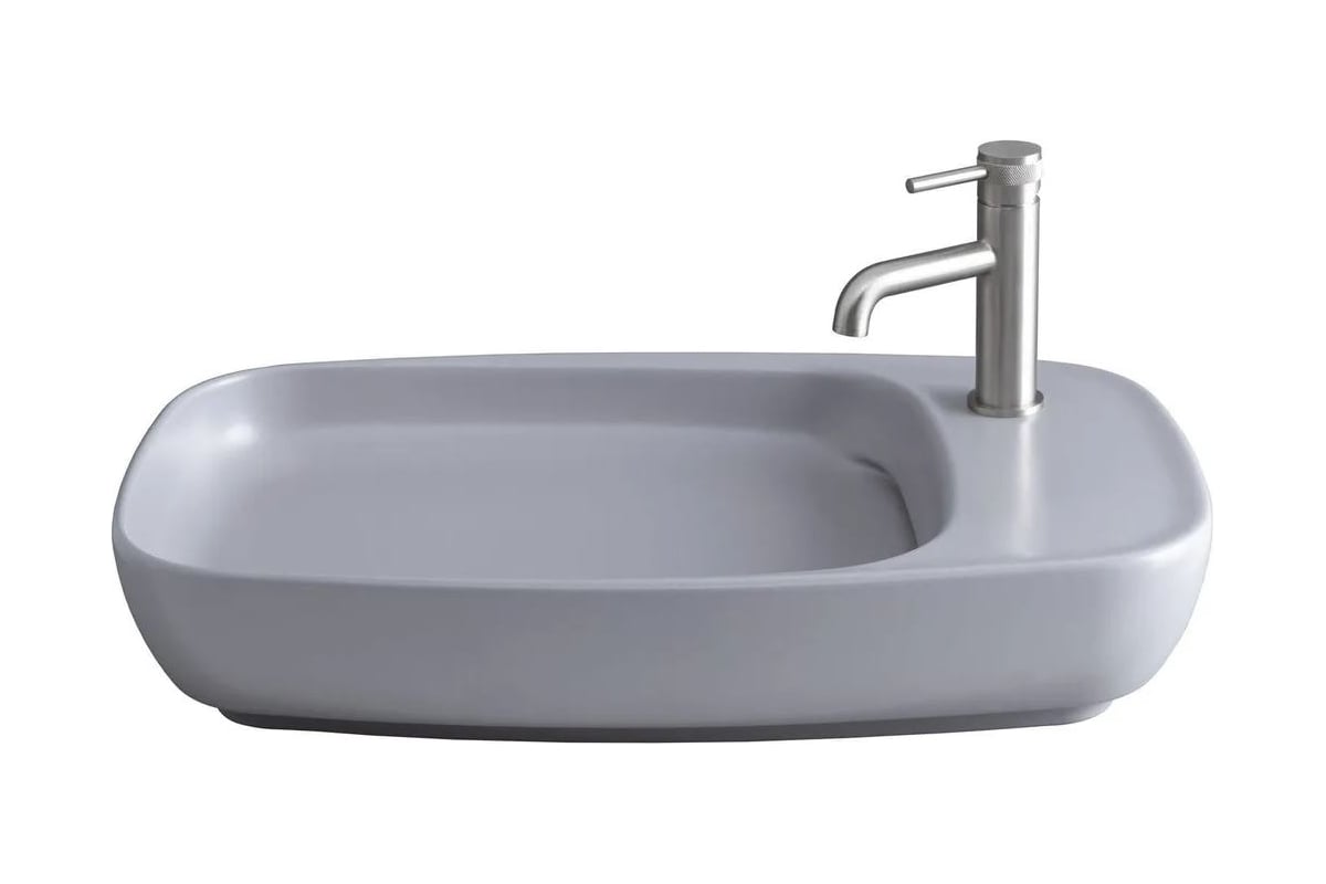 Раковина керамическая наклонная с щелевым сливом ALLEN BRAU LIBERTY 2 ...