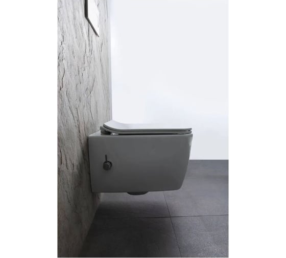 Унитаз подвесной ALLEN BRAU 4.33009.20 LIBERTY 2 rimless без сиденья, гиг.душ г/х, 518x370 мм, белый 312476 00312476