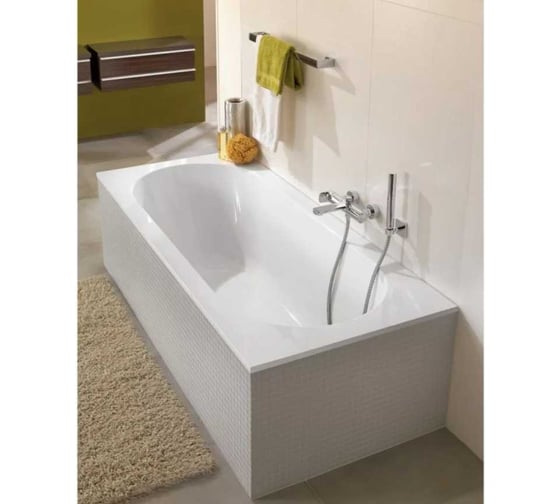 Ванна Villeroy & Boch UBQ199OBE2V-01 190x90 мм, с ножками, белая, материал акрил Quaryl 00000038546