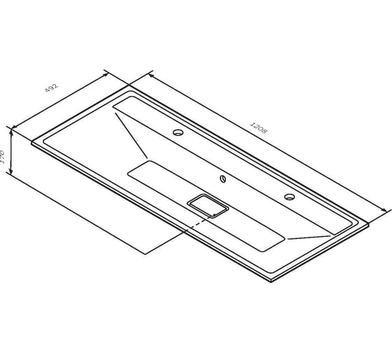Мебельная раковина AM.PM Inspire V2.0 M50AWPX1201WG