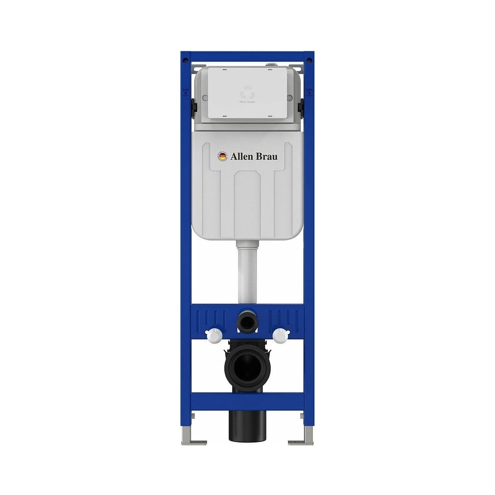 Инсталляция для подвода унитаза ALLEN BRAU PNEUMATIC SLIM, патрубки, б ...