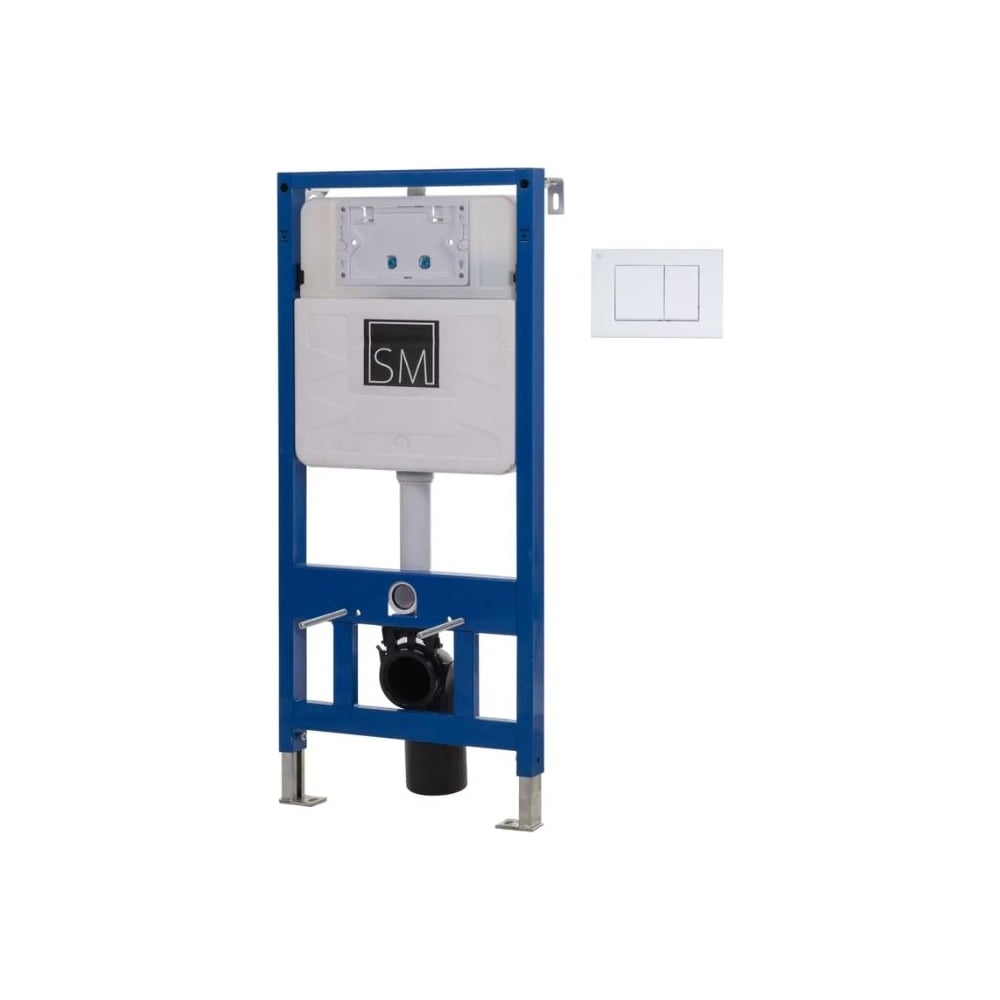 Инсталляция рамная для подвесного унитаза SM в комплекте с кнопкой ...