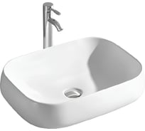 Раковина для установки на столешницу Aquatek 560х420х140 мм, матовый белый AQ5526-MW 00000135037