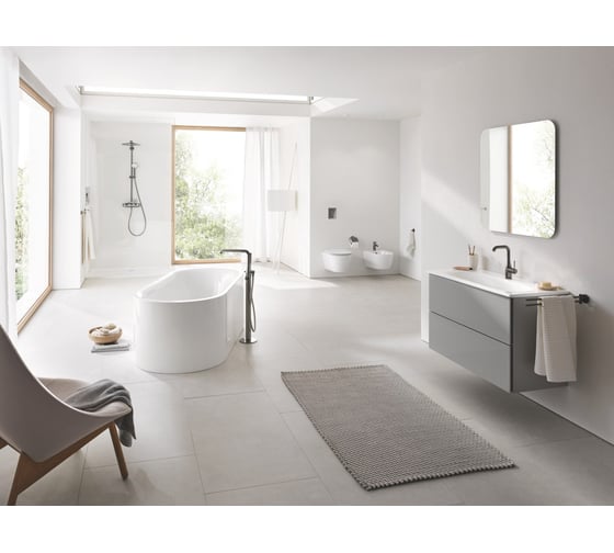 Раковина накладная GROHE Essence Ceramic 100 см, альпин-белый 3956600H