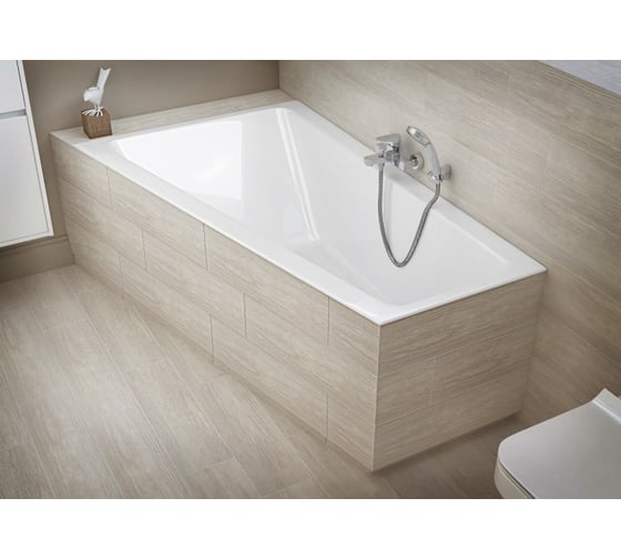Асимметричная ванна Cersanit CREA 160x100, правая, белая Сорт1 00000071473 P-WA-CREA160-RNL