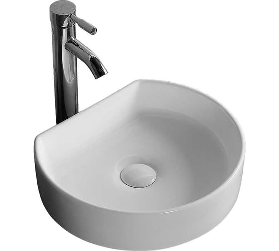 Накладная раковина Cerutti SPA 40 см, цвет белый 9591