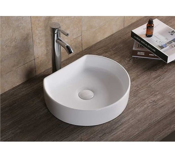 Накладная раковина Cerutti SPA 40 см, цвет белый 9591