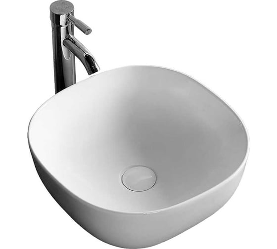 Накладная раковина Cerutti SPA 41 см, цвет белый 9599 1