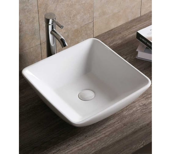 Накладная раковина Cerutti SPA 42 см, цвет белый 9945 1