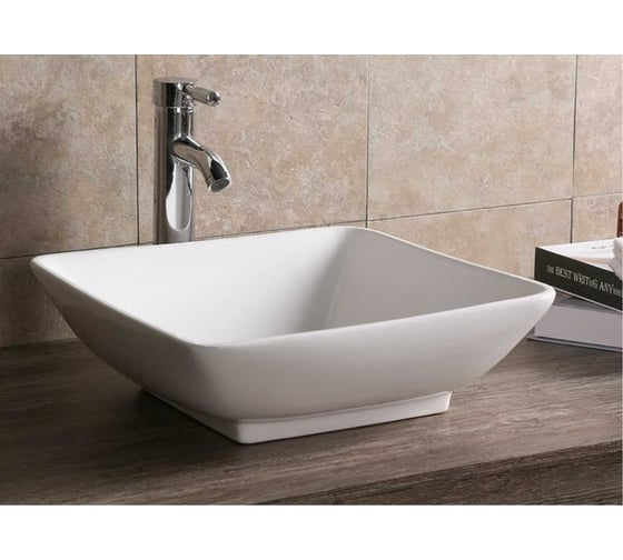 Накладная раковина Cerutti SPA 42 см, цвет белый 9945