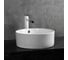 Накладная раковина Cerutti SPA 42 см, круглая, цвет белый 9859 5