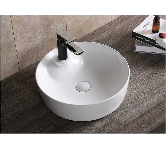 Накладная раковина Cerutti SPA 44 см, цвет белый 9613