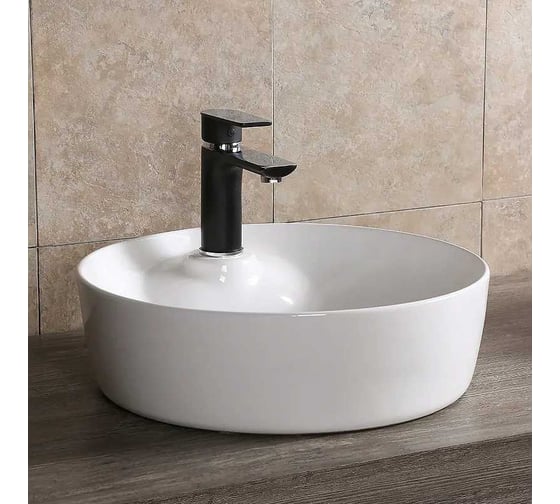 Накладная раковина Cerutti SPA 44 см, цвет белый 9613
