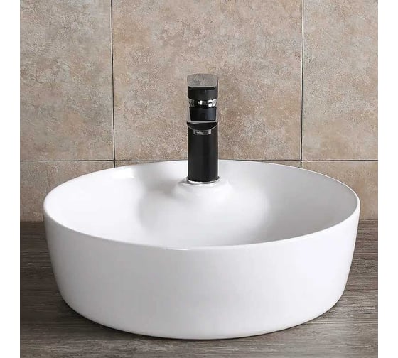 Накладная раковина Cerutti SPA 44 см, цвет белый 9613