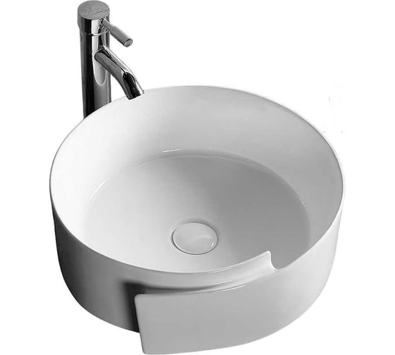 Накладная раковина Cerutti SPA 45 см, цвет белый 9555