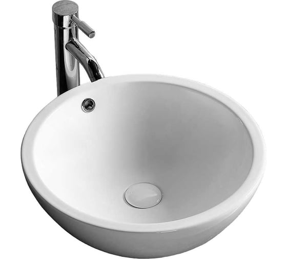 Накладная раковина Cerutti SPA 45 см, цвет белый 9614 1