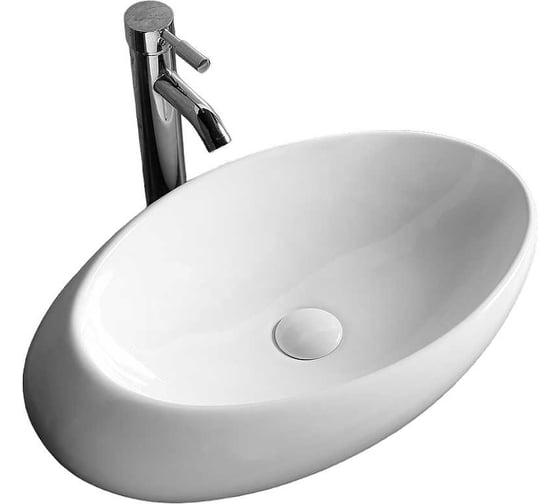 Накладная раковина Cerutti SPA 48 см, цвет белый 9562 1