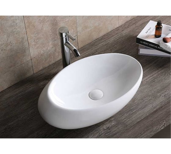 Накладная раковина Cerutti SPA 48 см, цвет белый 9562