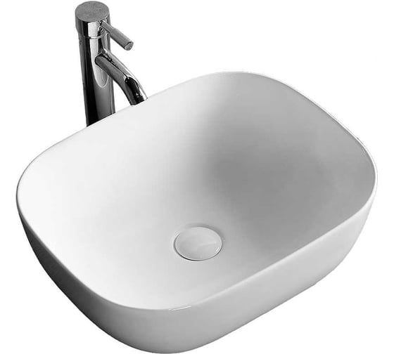 Накладная раковина Cerutti SPA 50 см, цвет белый 9600