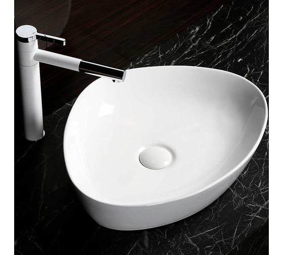 Накладная раковина Cerutti SPA 50 см, цвет белый 9549 1