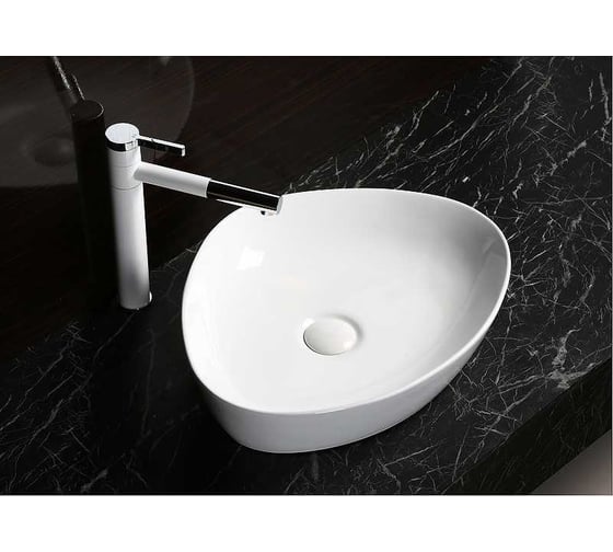 Накладная раковина Cerutti SPA 50 см, цвет белый 9549