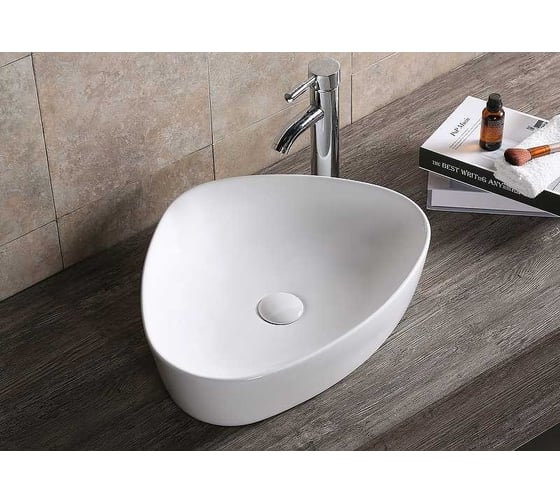 Накладная раковина Cerutti SPA 51 см, цвет белый 9570