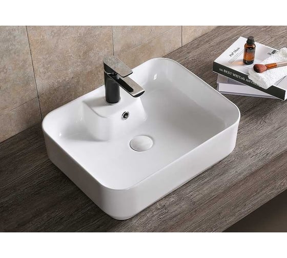 Накладная раковина Cerutti SPA 51 см, цвет белый 9610