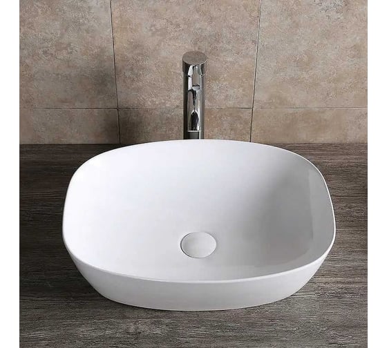 Накладная раковина Cerutti SPA 51 см, цвет белый 9856