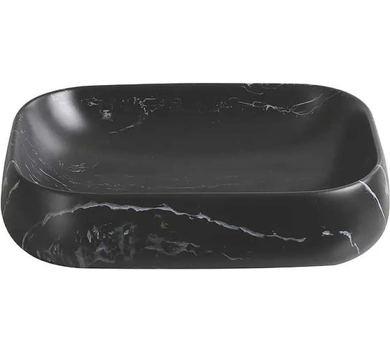 Накладная раковина Cerutti SPA 56 см, цвет матовый черный 9547