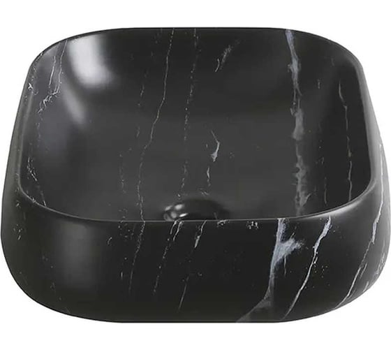 Накладная раковина Cerutti SPA 56 см, цвет матовый черный 9547