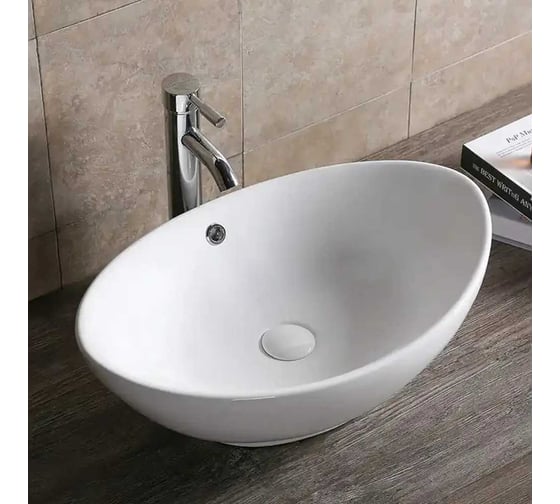 Накладная раковина Cerutti SPA 59 см, цвет белый 9946 1