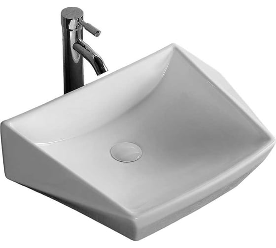 Накладная раковина Cerutti SPA 60 см, цвет белый 9587