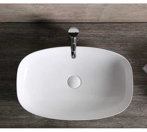 Накладная раковина Cerutti SPA 60 см, цвет белый 9855