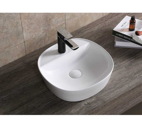 Накладная раковина Cerutti SPA 60 см, цвет белый 9568