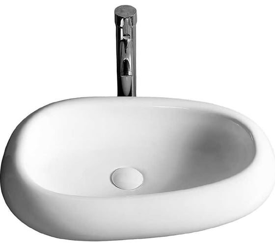Накладная раковина Cerutti SPA 60 см, цвет белый 9584 1
