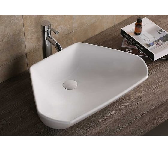 Накладная раковина Cerutti SPA 61 см, цвет белый 9588