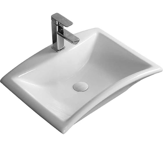Накладная раковина Cerutti SPA 61 см, цвет белый 9593 1
