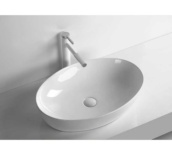 Накладная раковина Cerutti SPA 61 см, цвет белый 9606