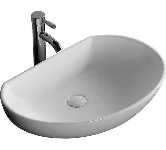 Накладная раковина Cerutti SPA 61 см, цвет белый 9589