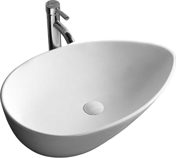 Накладная раковина Cerutti SPA 66 см, цвет белый 9581