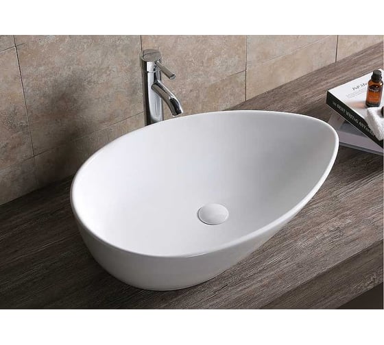 Накладная раковина Cerutti SPA 66 см, цвет белый 9581