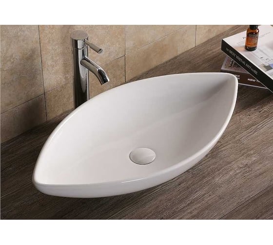 Накладная раковина Cerutti SPA 70 см, цвет белый 9592