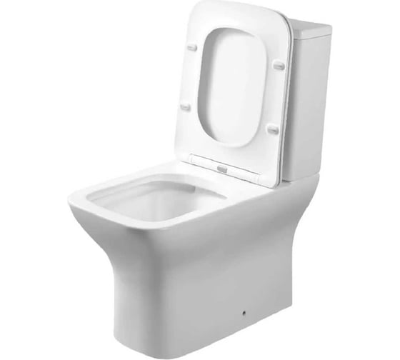 Унитаз-компакт Cerutti SPA Elleros безободковый, сиденье с микролифтом 10093