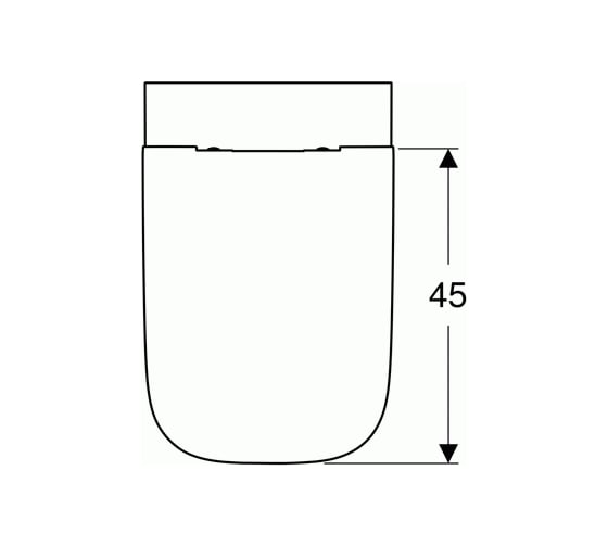 Подвесной унитаз GEBERIT Smyle Square 500.685.01.1 00065774
