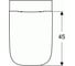 Подвесной унитаз GEBERIT Smyle Square 500.685.01.1 00065774 2