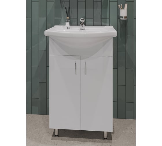 Напольная тумба с раковиной и смесителем Orange Ro-60TUW+RA-P01-021 Ro-60TUW+RA+P01