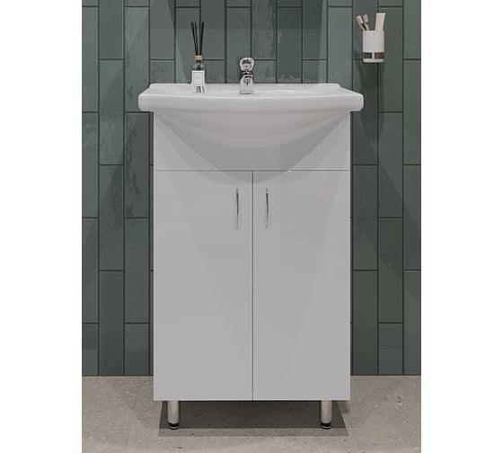 Напольная тумба с раковиной и смесителем Orange Ro-60TUW+RA-P01-021 Ro-60TUW+RA+P01