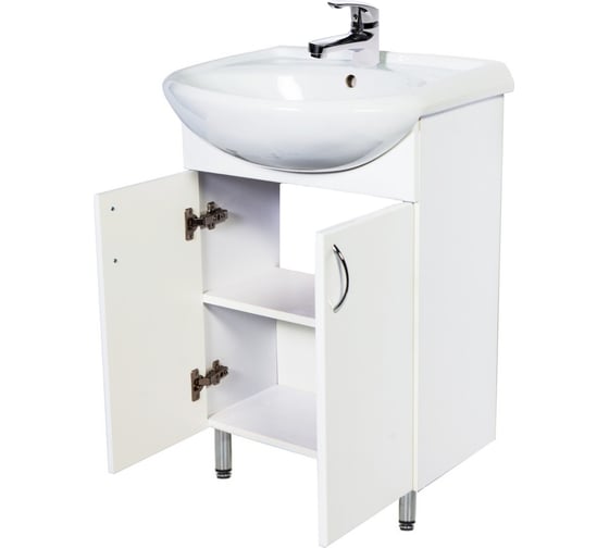 Напольная тумба с раковиной и смесителем Orange Ro-50TUW+RA-P01-021 Ro-50TUW+RA+P01